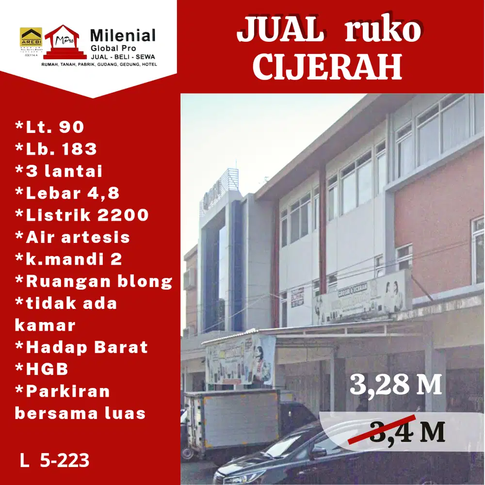 RUKO DI DAERAH RAMAI