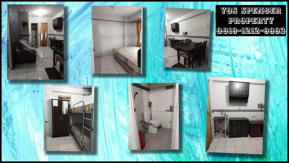 Disewakan Apartemen Gading Nias 2 kamar Semi Furnish