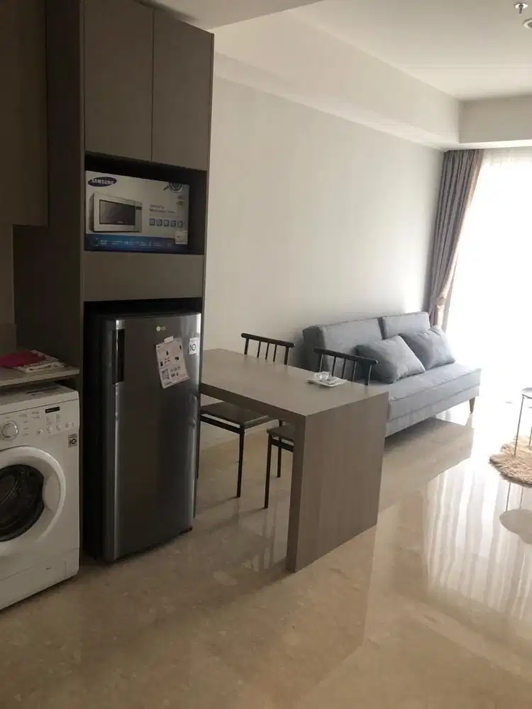Disewakan Apartemen Gold Coast 1 BR Full Furnish 85JT / thn
