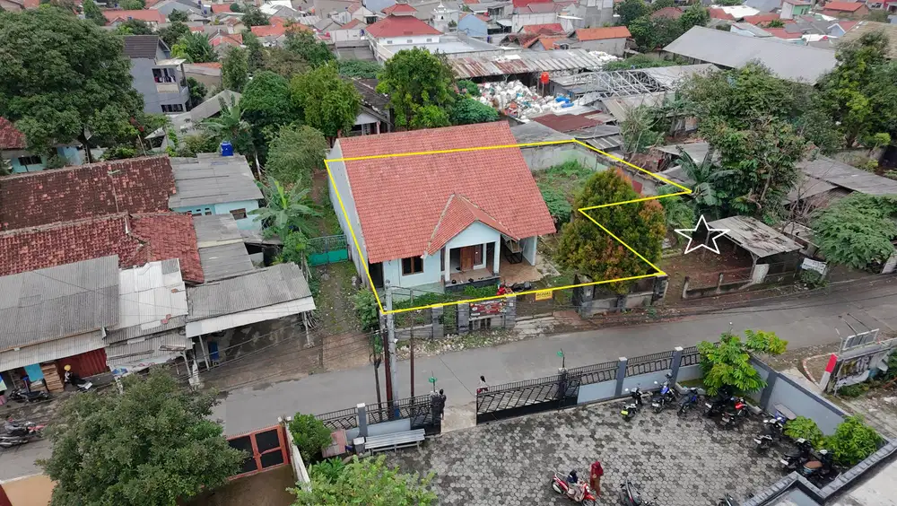 Tanah Bonus Rumah untuk Usaha di Jalan Kemang Tapos Depok Seberang GOR