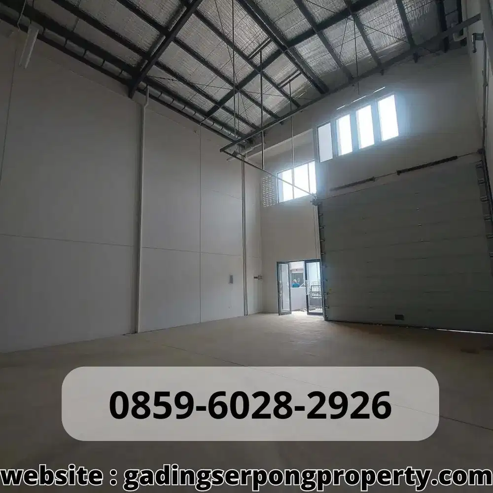 5 AKSES TOLL 2 PINTU KELUAR TAMAN TEKNO TERMURAH DAN HARGA SEWA TINGGI