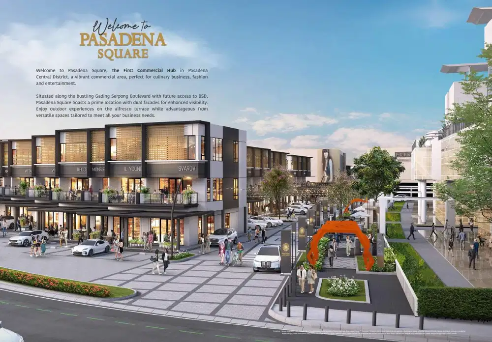 Ruko Baru Pasadena Square North Gading Serpong Limited Strategis