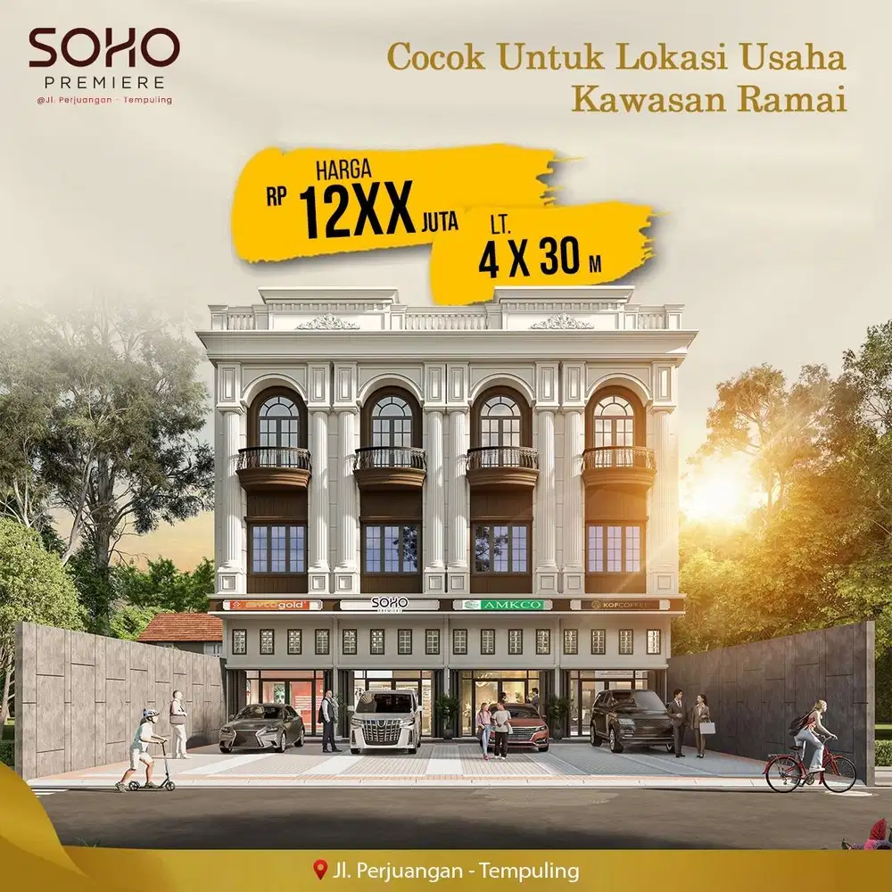 Ruko soho premiere jalan perjuangan