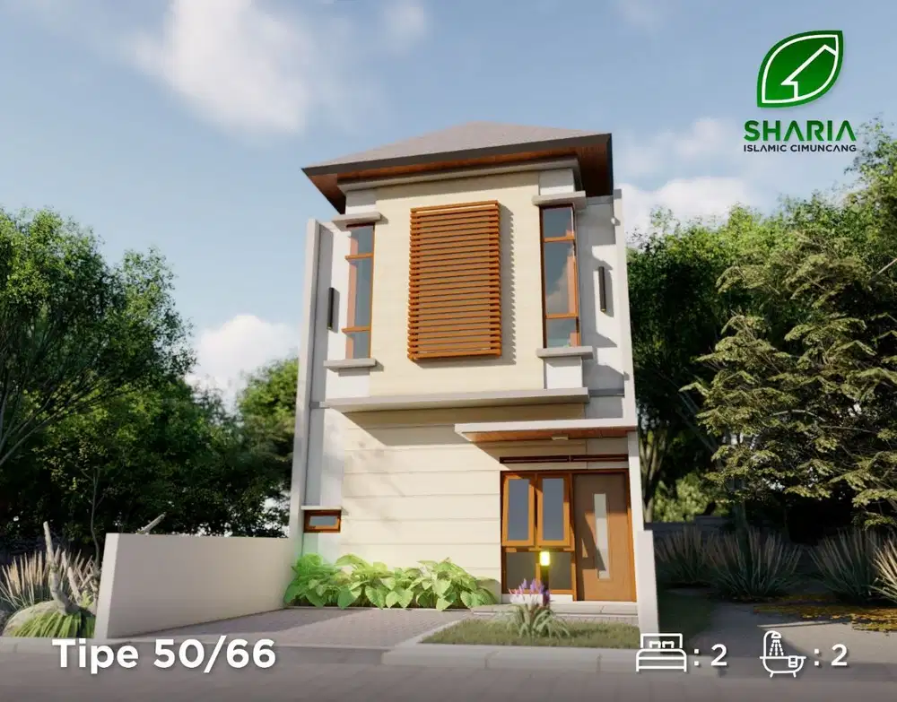 Rumah Syariah Murah Dekat Bandung Kota, 5 Menit Dari Jalan Raya Phh