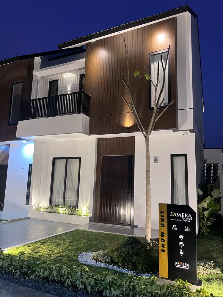 Dijual perumahan samera djohor jl karya wisata ujung