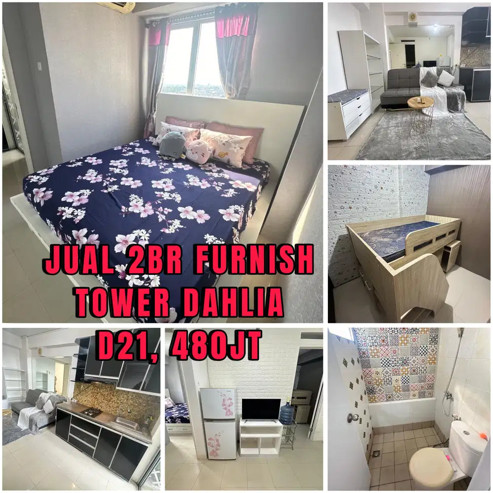 APARTEMEN 2BR 480Juta TOWER DAHLIA BASSURA CITY APARTMENT