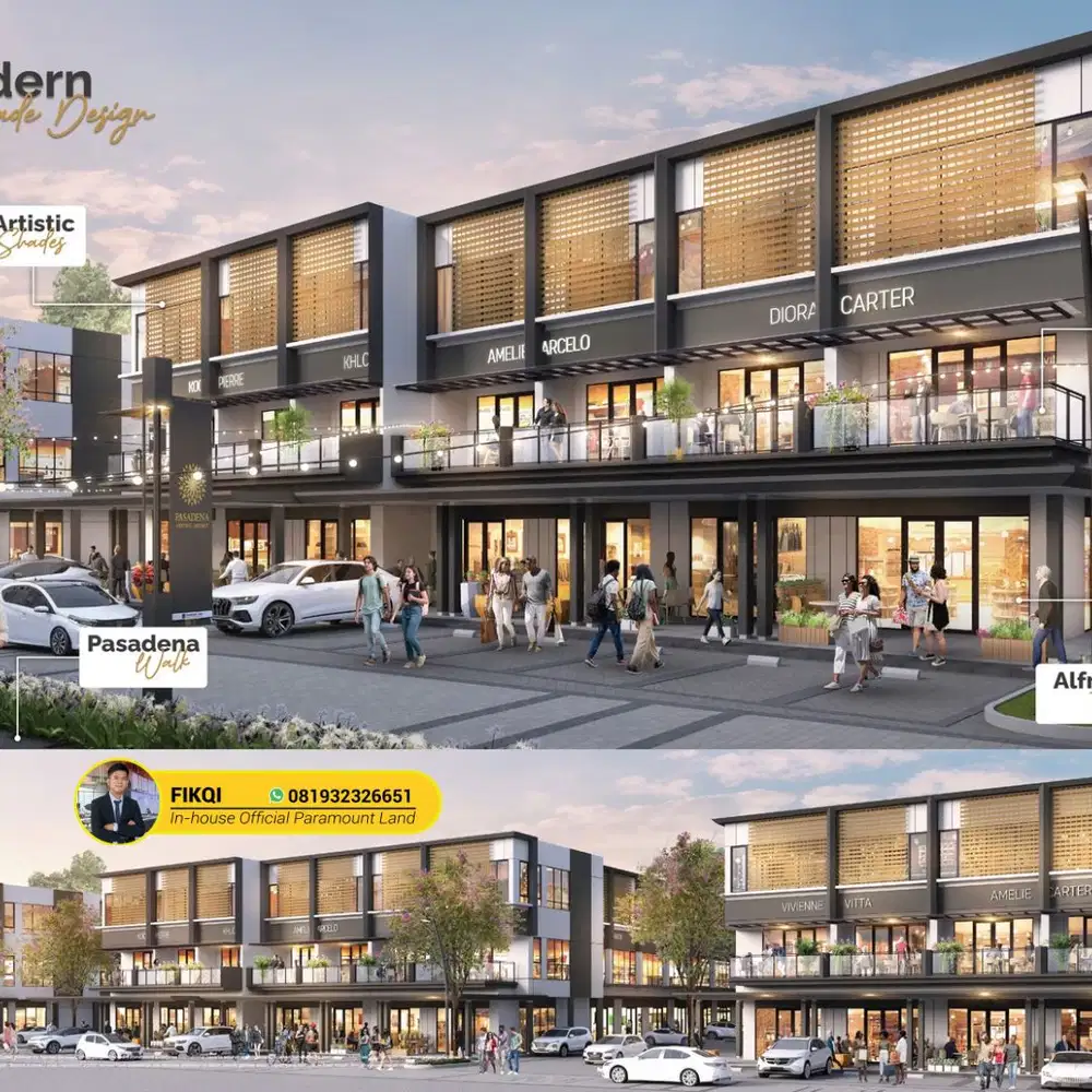 Ruko Pasadena Square North lokasi Boulevard terbaik cuan