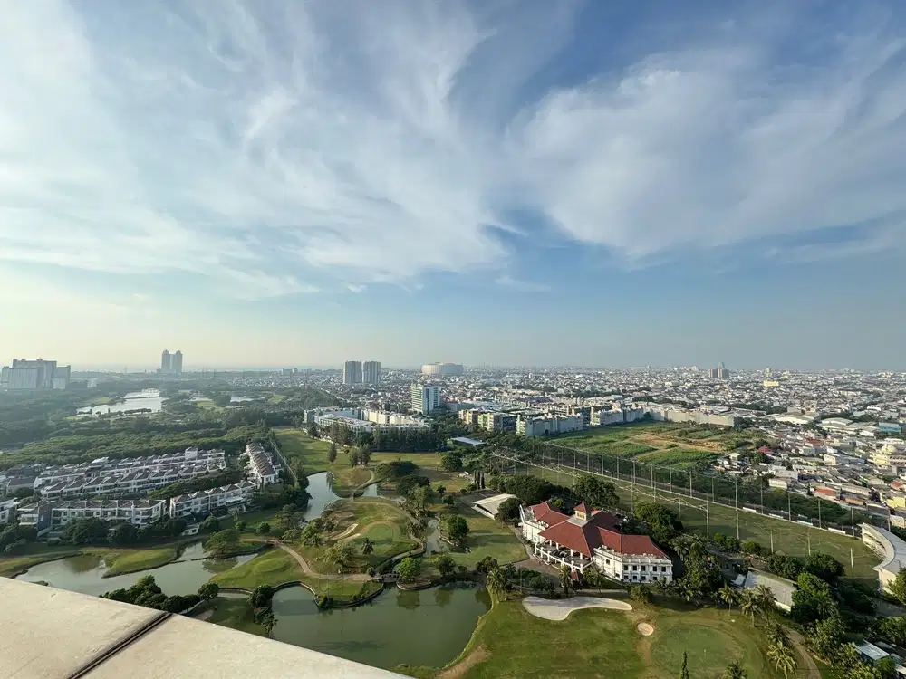 Jual murah apartemen royale springhill 3 kamar 196 meter golf view