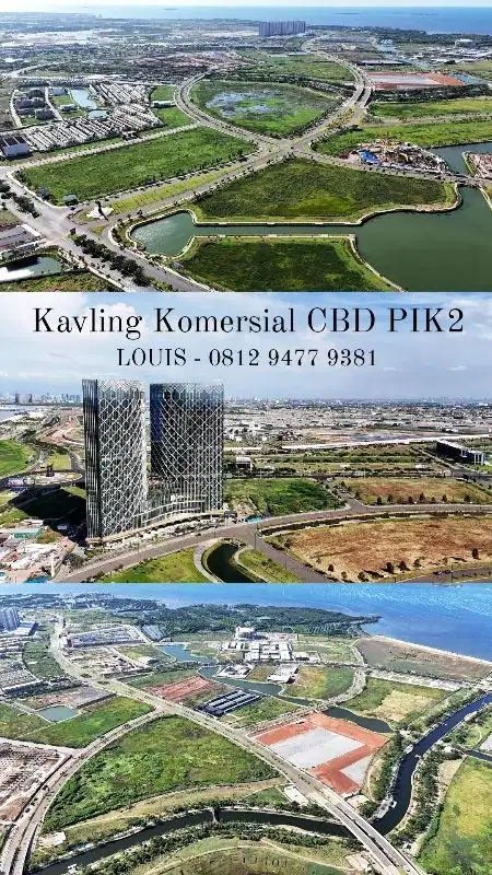 DIJUAL KAVLING KOMERSIL CBD PIK2 7327m²