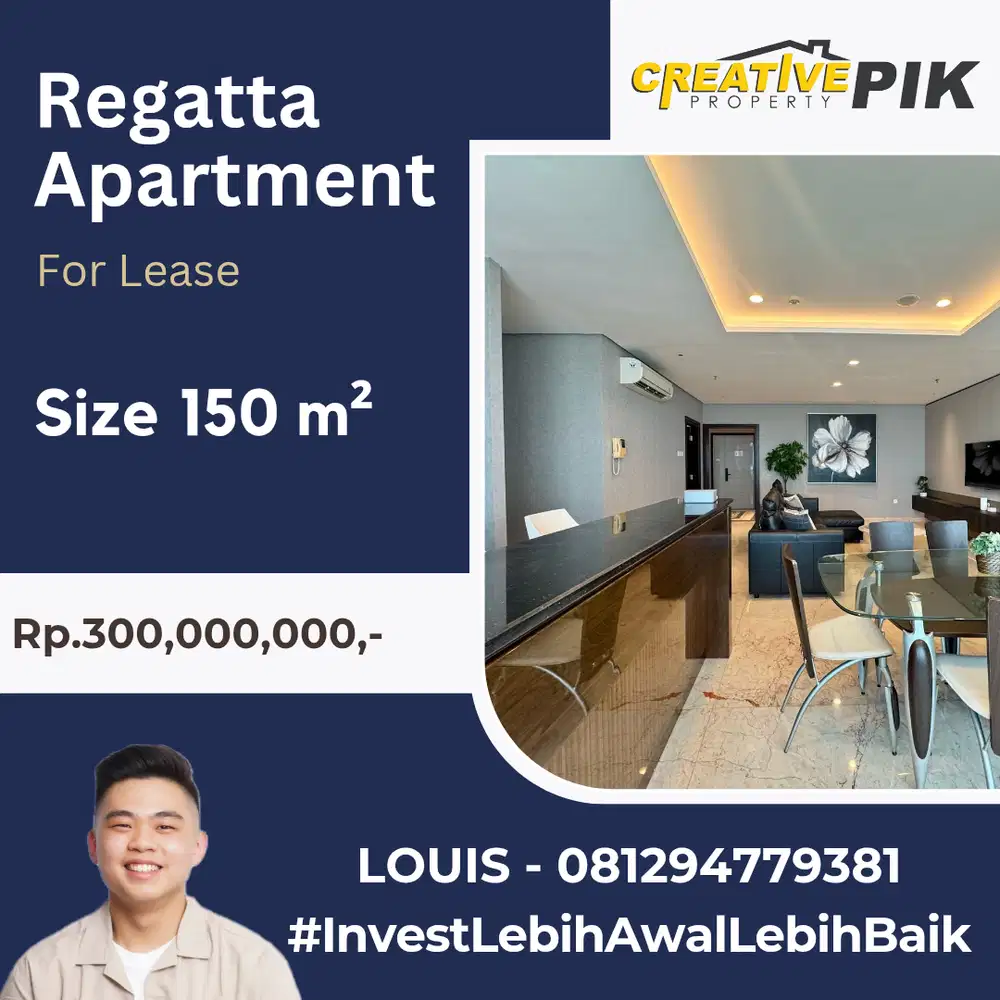 SEWA APARTMENT MEWAH DI REGATTA PM