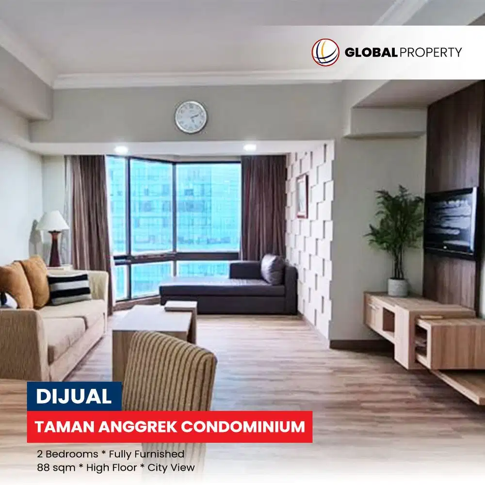 Very Good Condition  Taman Anggrek Condominium 2 Bedroom Fully Furnish