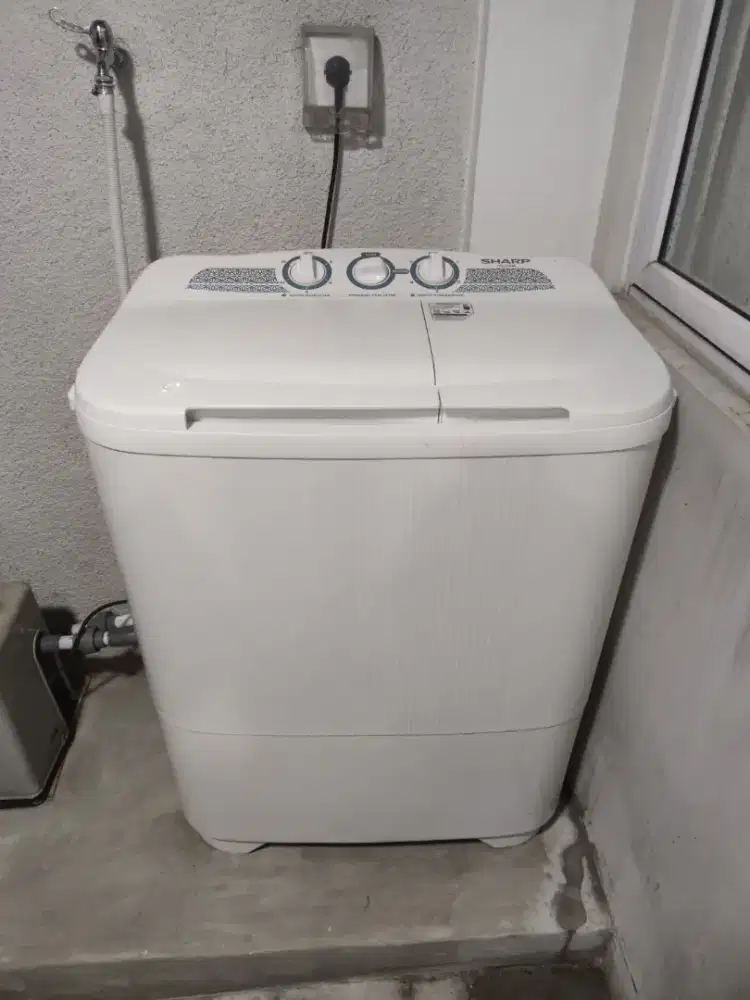 Dijual Cepat Mesin Cuci Merk Sharp 2 Tabung