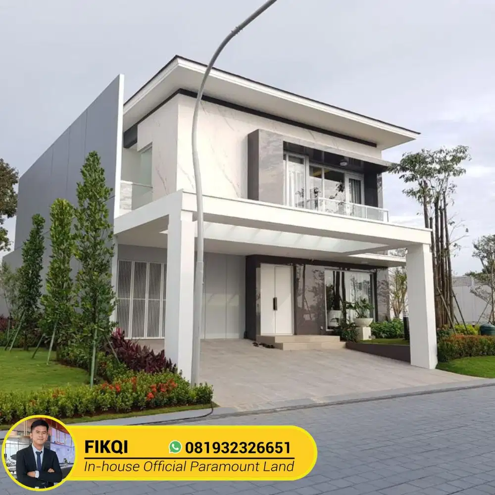 DiJual  Rumah Contoh Pasadena Grand Residences 12x20 Hoek