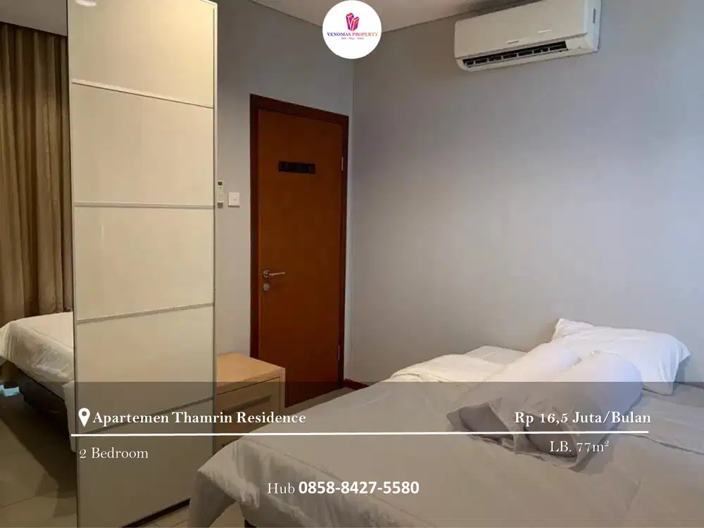 Disewakan Apartement Thamrin Residence Condo House 2BR Furnished