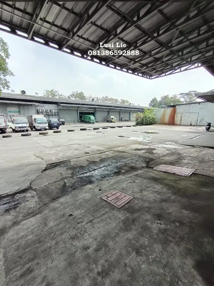 Gudang Tangerang luas 3.660m dan 1.334m, akses kontainer