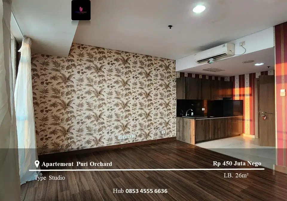 Dijual Apartement Puri Orchard High Floor Type Studio Semi Furnished