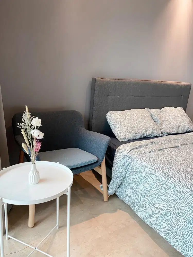 Apartemen Gold Coast Pik Furnished minimalis modern, sea view