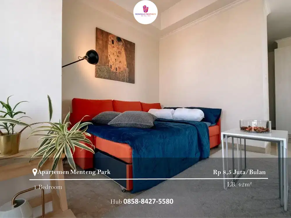 Disewakan Apartement Menteng Park 1BR Furnished Tower Sapphire