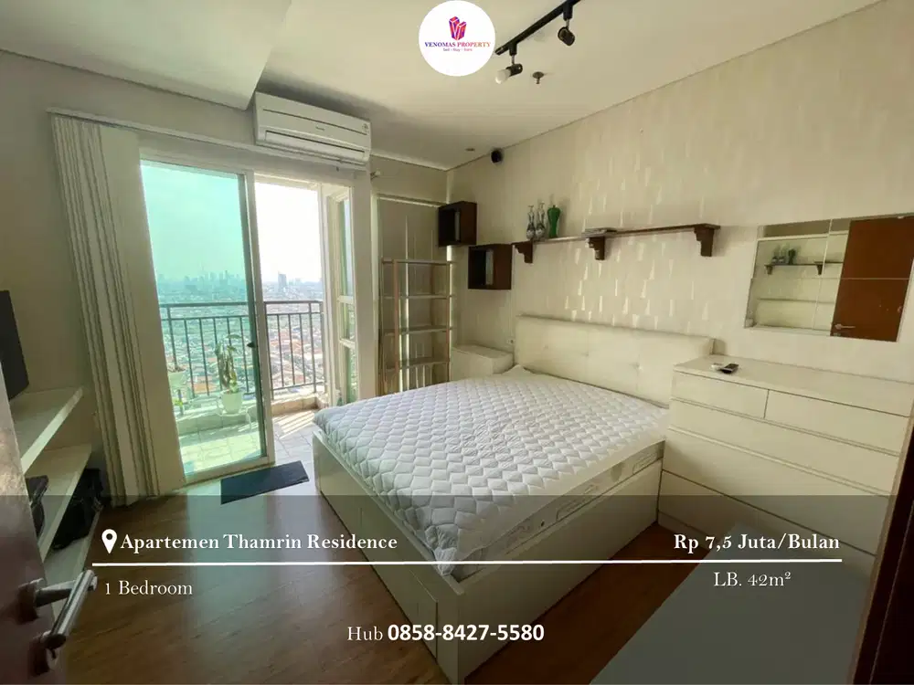 Disewakan Apartement Thamrin Residence 1BR Full Furnished