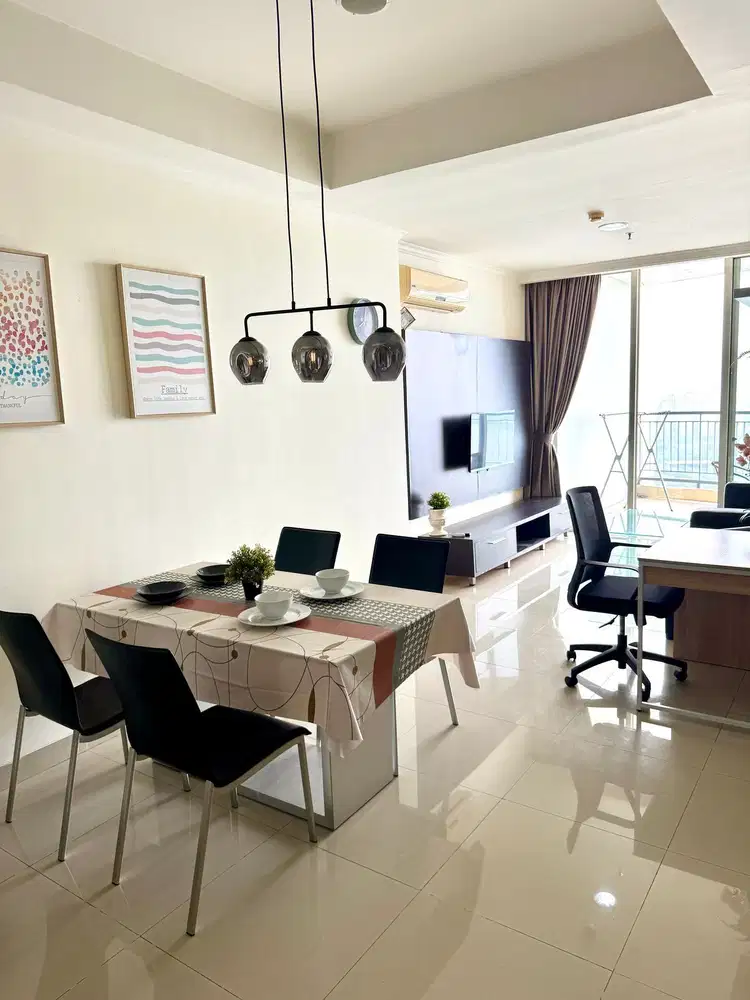 Dijual Apartemen Ancol Mansion. 2 BR Siap Huni