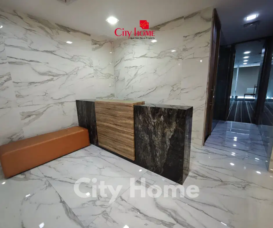 Disewakan Ruang Kantor Soho Capital, Jakbar Furnished Luas 321,67m2