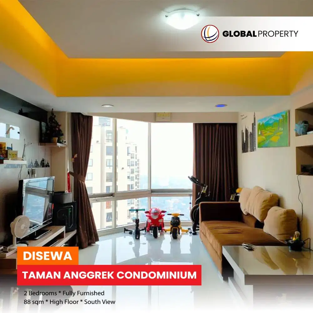 Disewakan 2 Bedroom Fully Furnish di Taman Anggrek Condominium