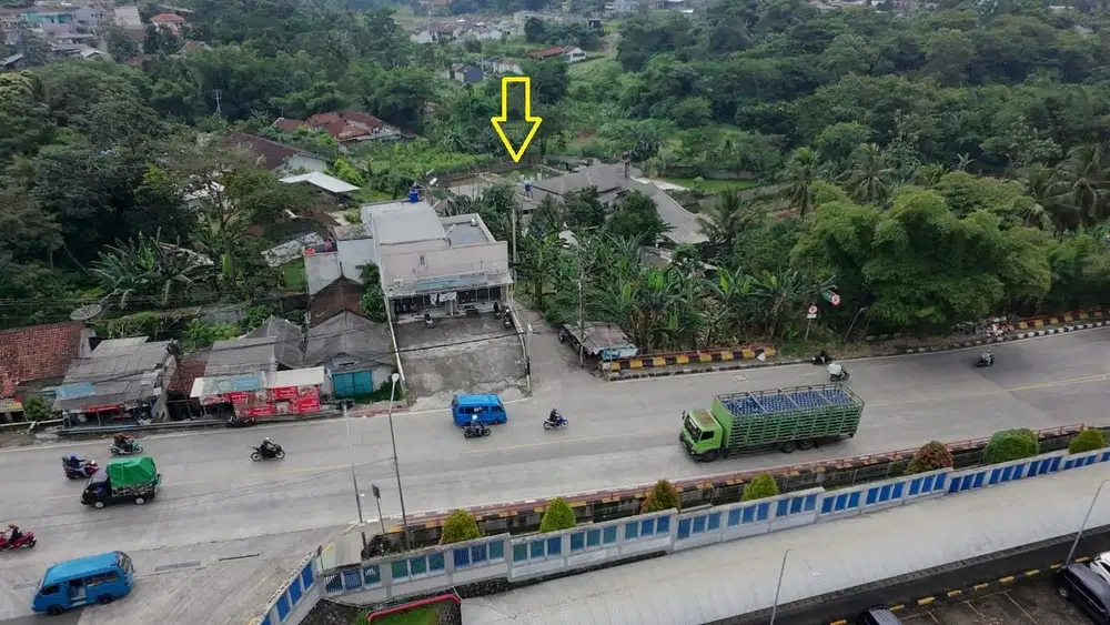 Tanah Dekat Tol Caringin dan Jalan Raya Sukabumi Akses Mobil
