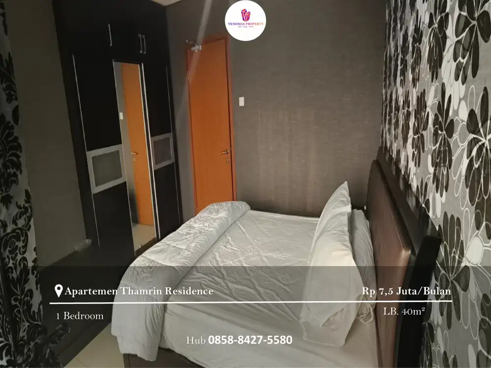 Disewakan Apartement Thamrin Residence 1BR Full Furnished