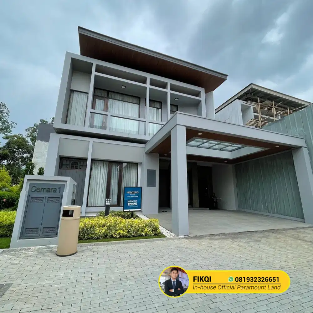 Rumah Mewah Menteng Grand Show Unit Full Furnish Siap Huni 12x25