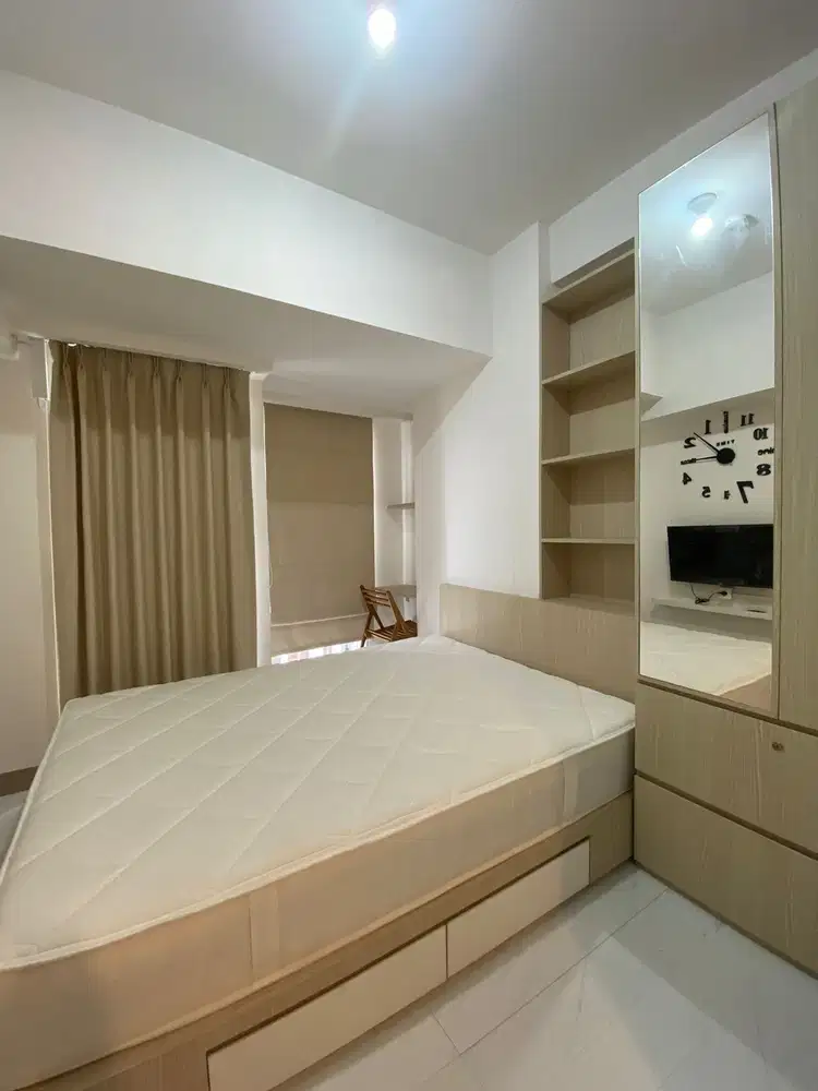 Disewakan cepat apartemen tokyo riverside pik 2 studio furnish pool