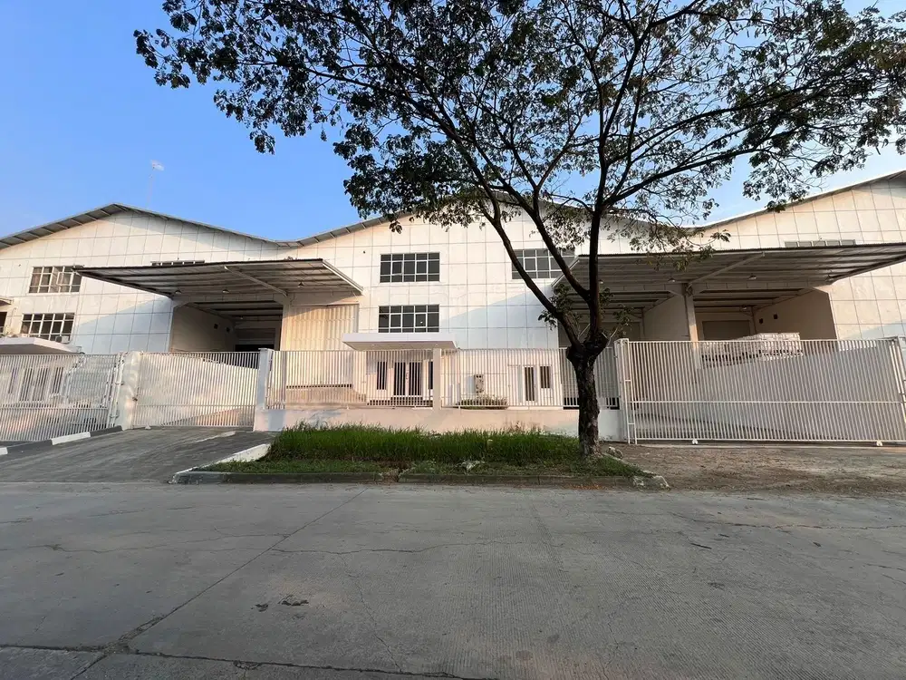 Sewa Gudang LT 1.243m LB 1.308m2 Siap Pakai Delta Silicon 6 Cikarang