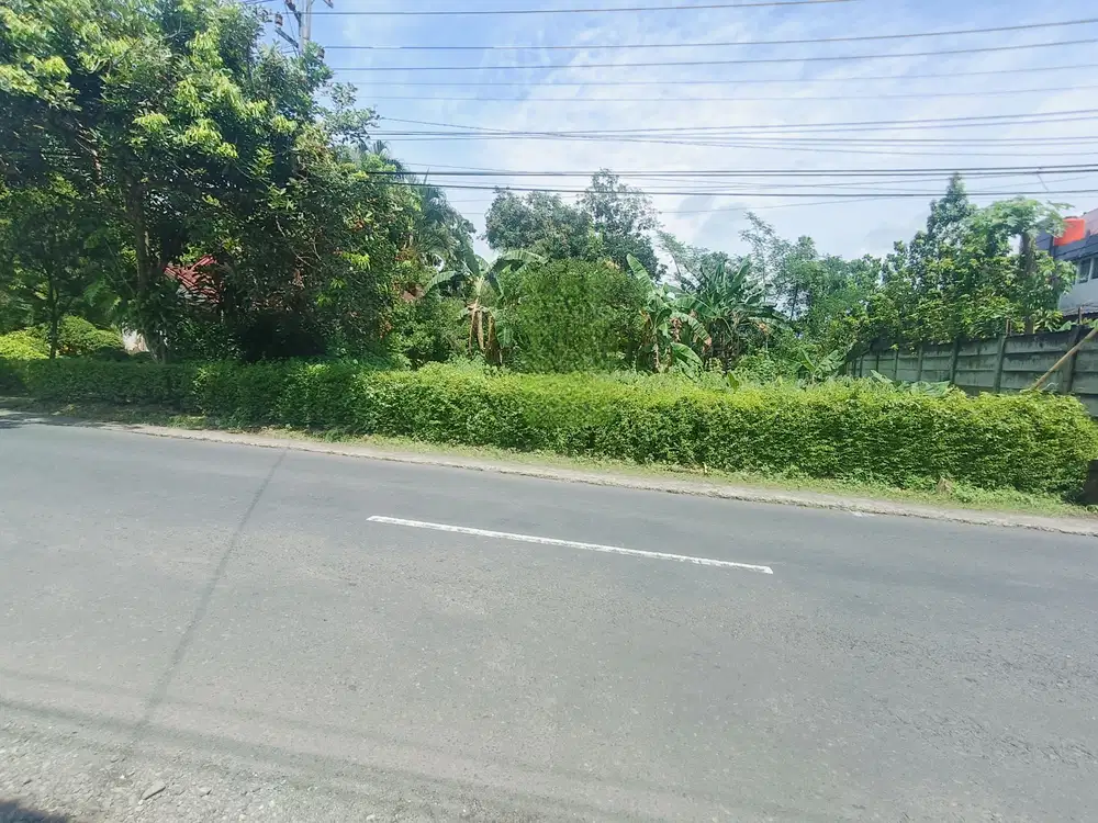 Dijual tanah kosong pinggir jln utama Karangturi Sumbang Banyumas