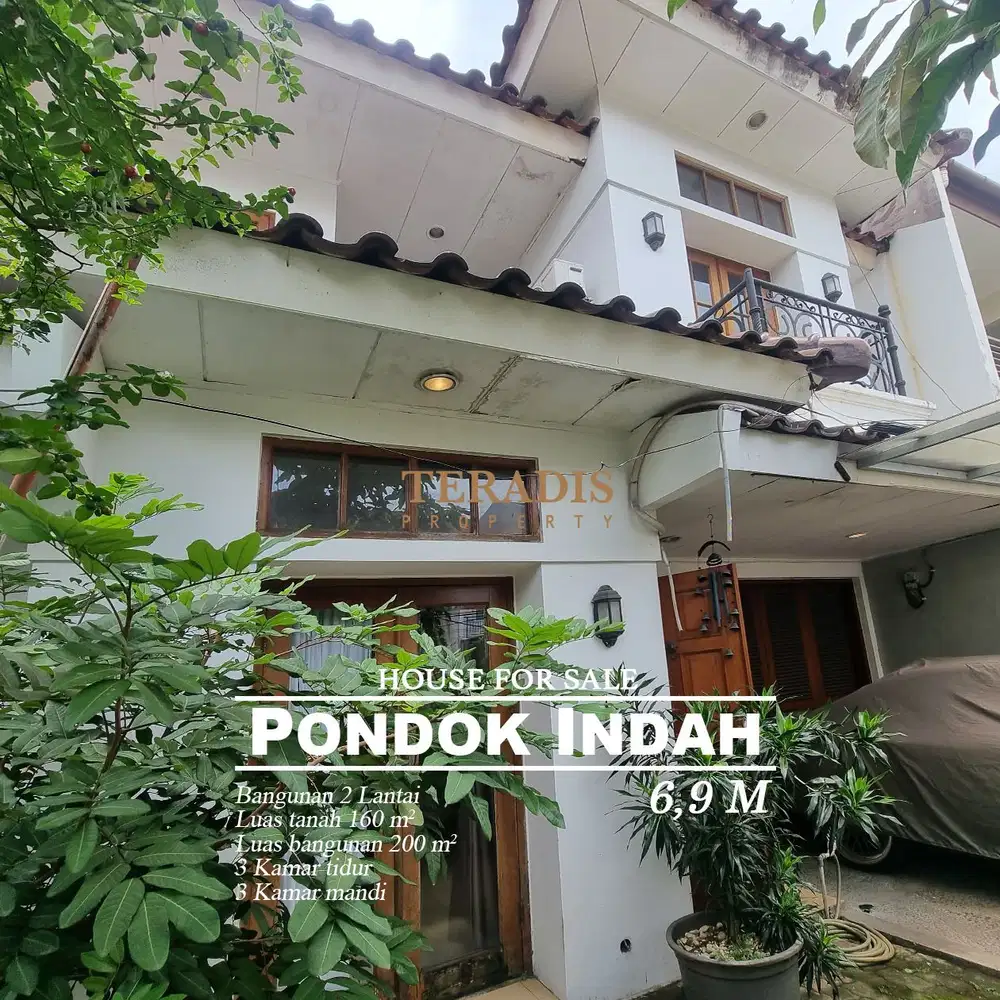 RUMAH DIJUAL DI KAWASAN ELIT PONDOK INDAH