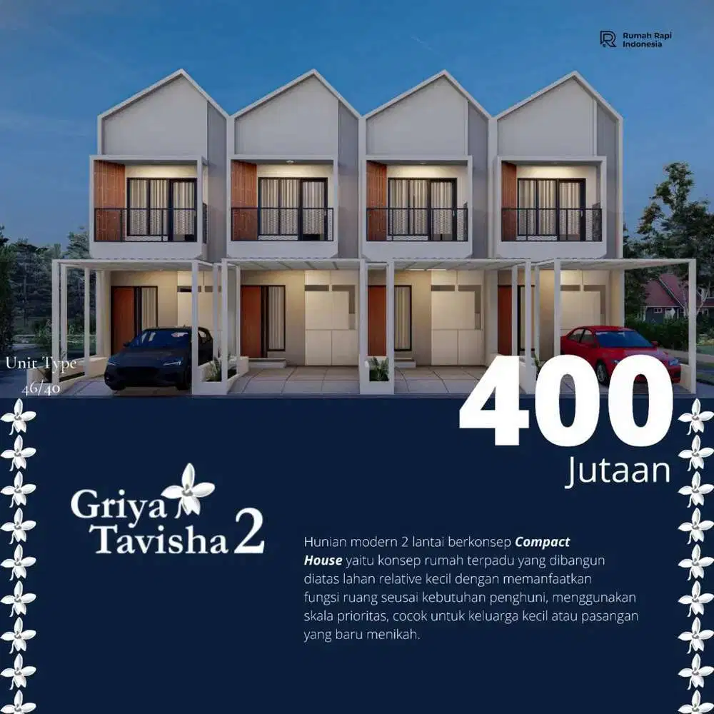 Rumah Cantik Milenial Harga Termurah di Kitab Depok