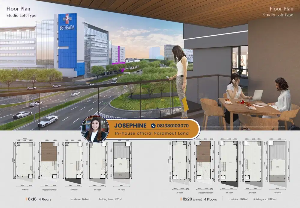 Maxim Studio Loft Gading Serpong Samping Bethsaida Hospital