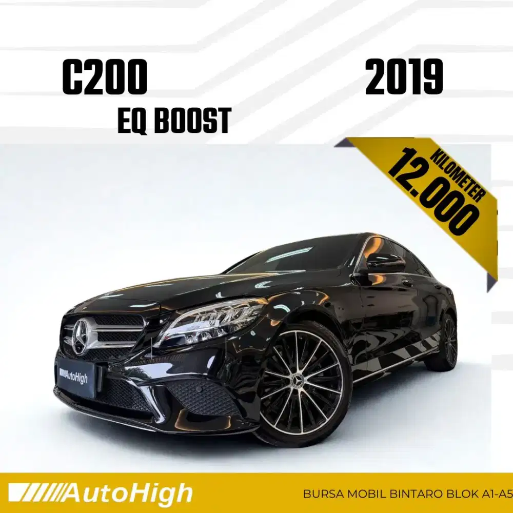 DP10% [Km12.000] C200 Avantgarde 2019 Black Reg 2020 #AUTOHIGH