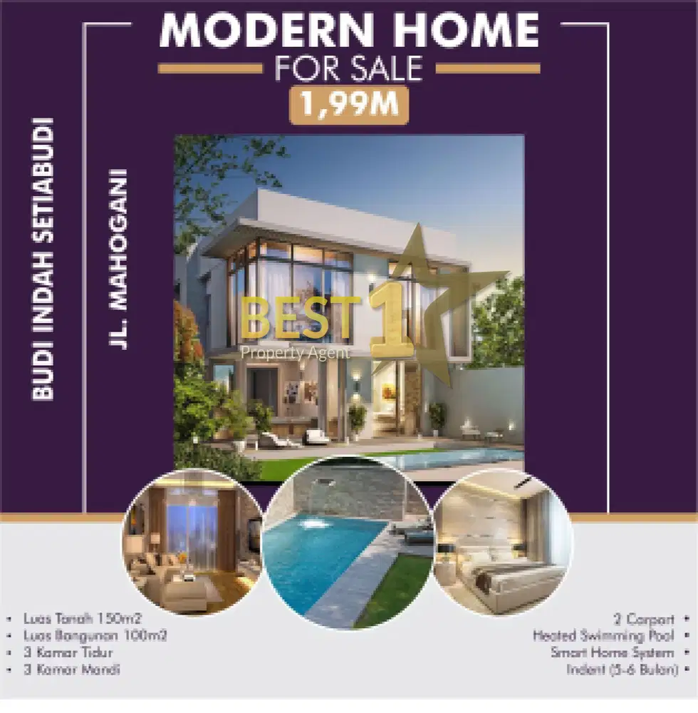 Rumah Hunian Baru Di Budi Indah Setiabudhi
