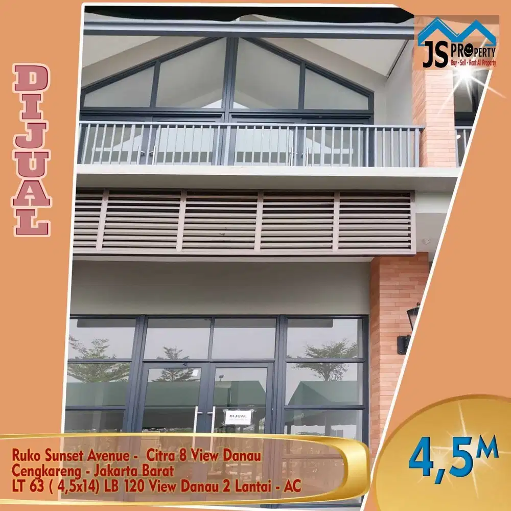 DIJUAL CEPAT RUKO SUNSET AVENUE CITRA GARDEN CITY 8 JAKARTA BARAT