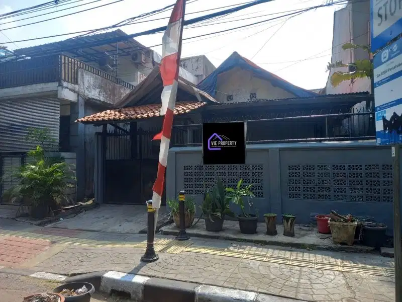 Rumah 1 Lantai Pinggir Jalan Raya Di Rawamangun Jakarta Timur