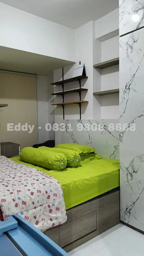 Disewakan Tokyo Riverside Apartment - Studio Full Furnished Pool View