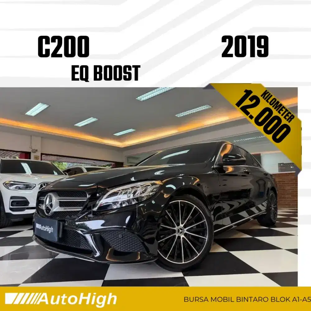 DP10% [Km12.000] C200 Avantgarde 2019 Black / C300 Reg 2018 #AUTOHIGH