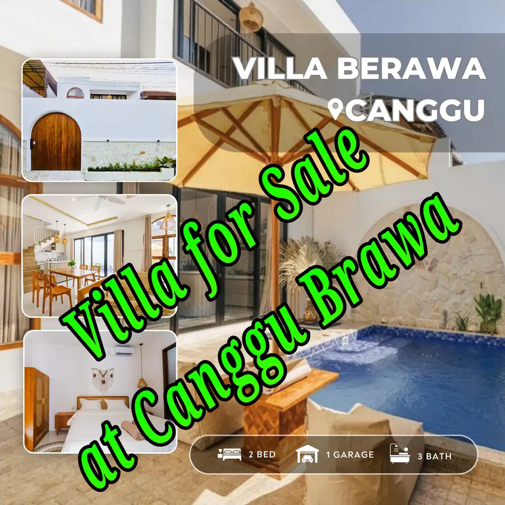 Villa for Sale Location at Canggu Brawa Bali
