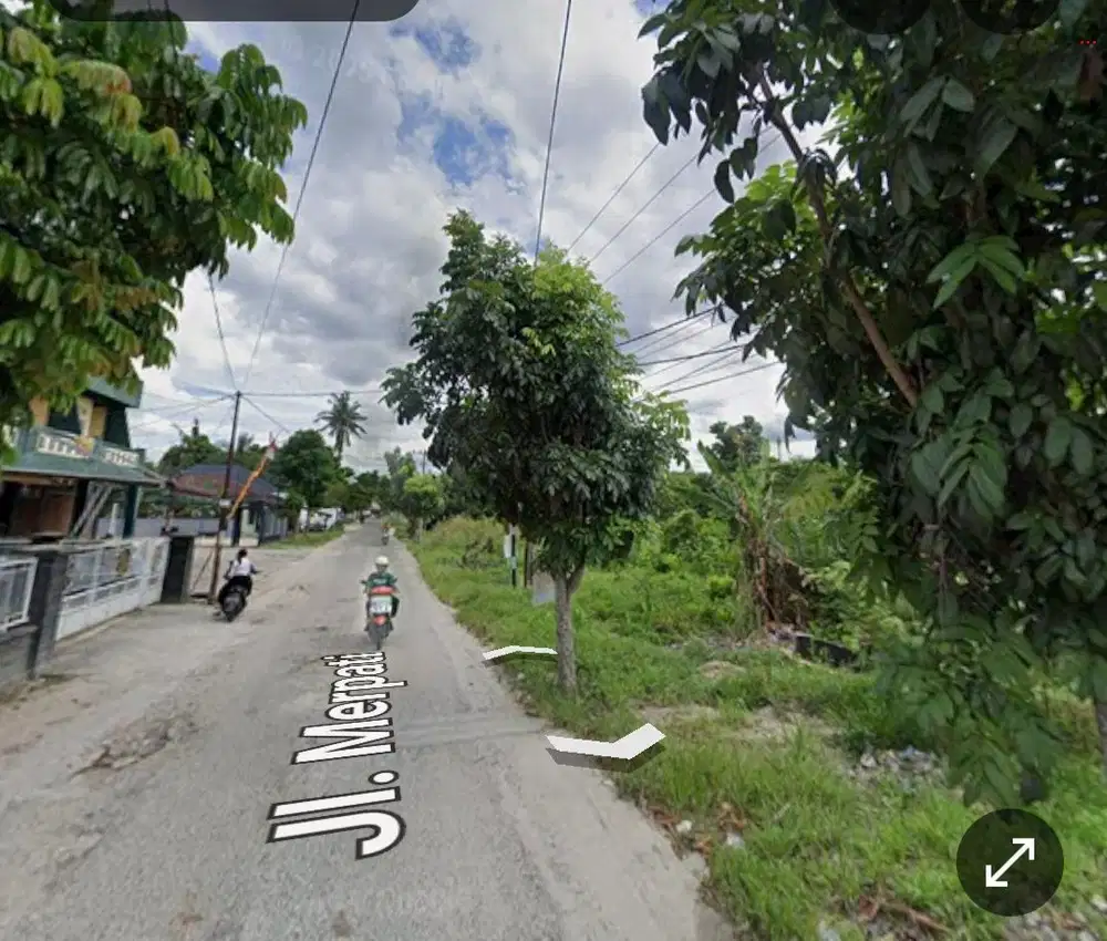 Tanah jln Merpati Harapan Raya kota Pekanbaru