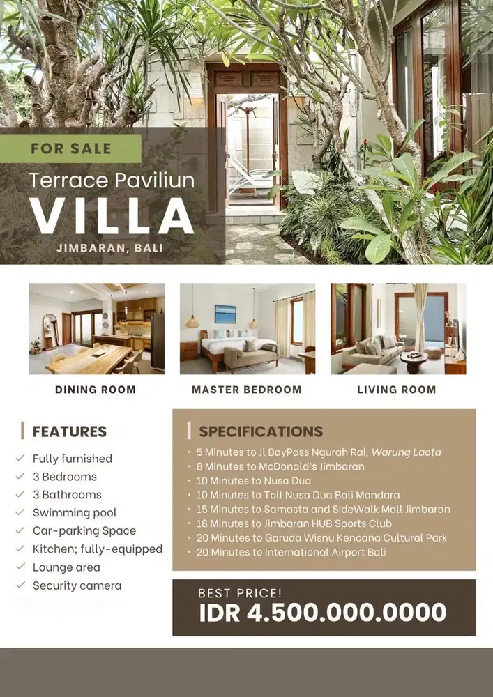 Villa area Taman Griya Jimbaran