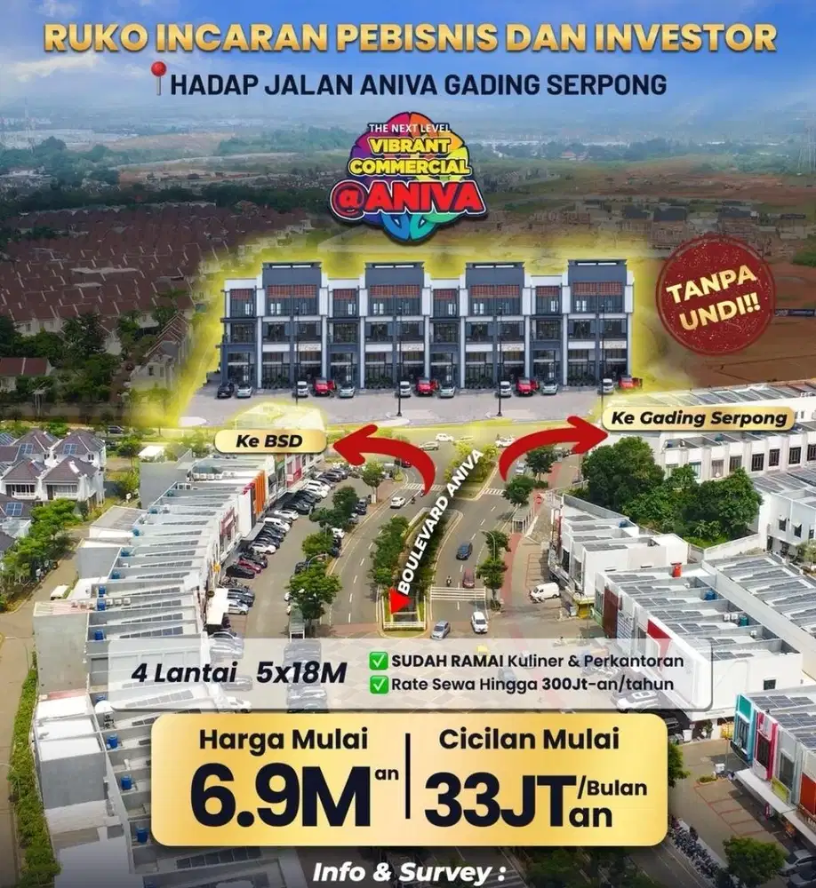 Studio Loft ANIVA by paramount land! Gading serpong TERLARIS