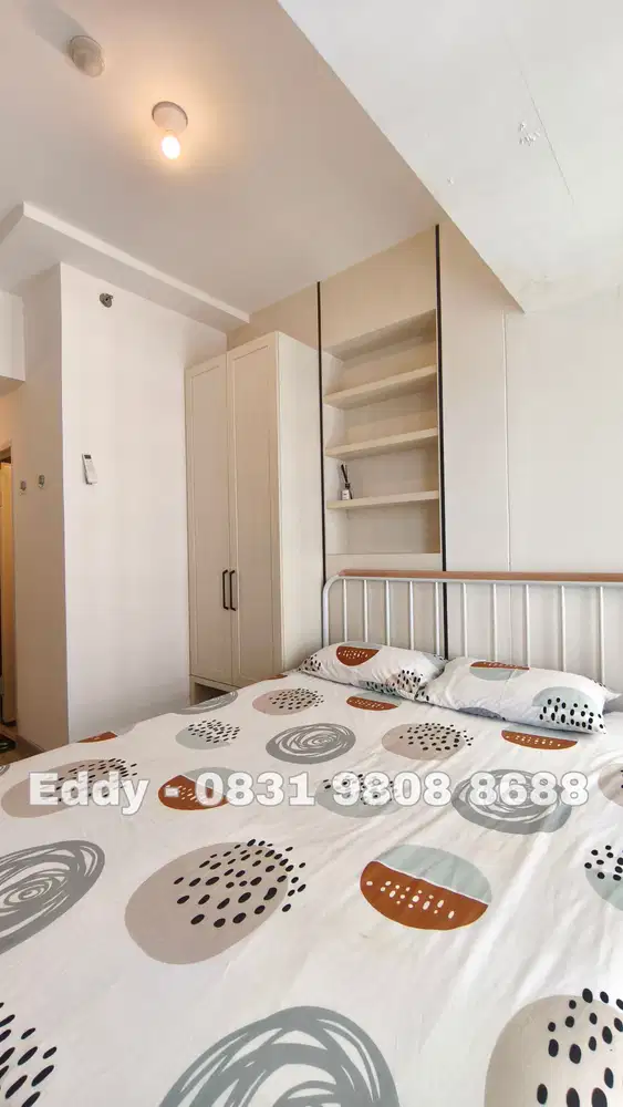 Disewakan Tokyo Riverside Apartment - Studio Full Furnished Pool View