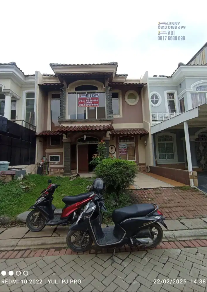 Disewakan Cepat Rumah Kenari Golf Ukuran 8x15