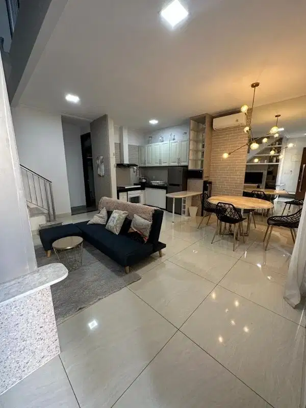 Sewa Rumah PIK Di Golf Island Uk 6x12,5 Furnish Unit Rapi