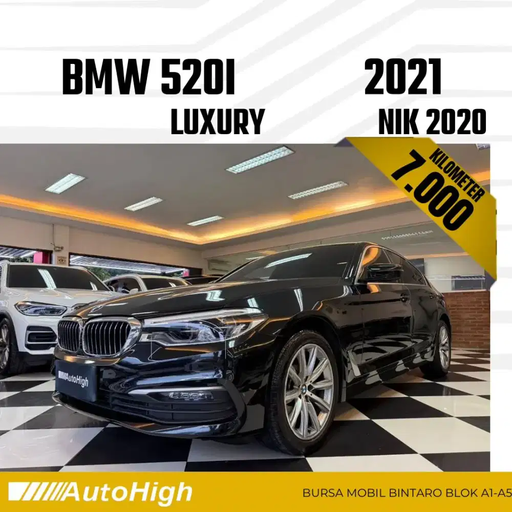 DP10% [Km7.000] 520i Luxury 2020 Black / 530i Reg 2019 #AUTOHIGH