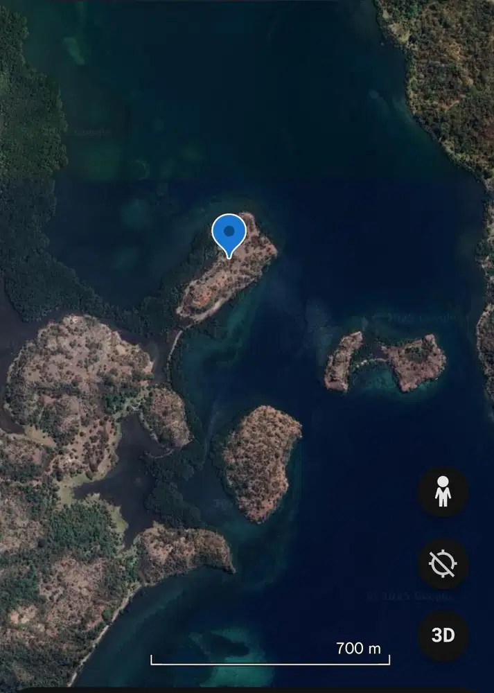 Tanah Los Pantai Dikelilingi Laut Di Lape Sumbawa Nusa Tenggara Barat